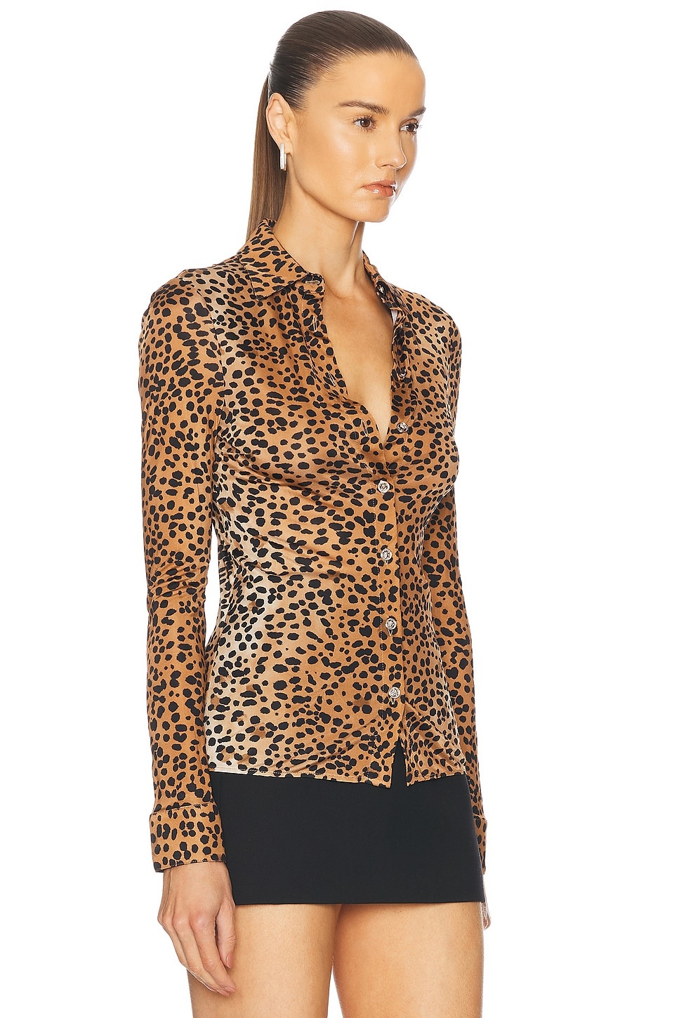 Jacquard Button Up Top - 2