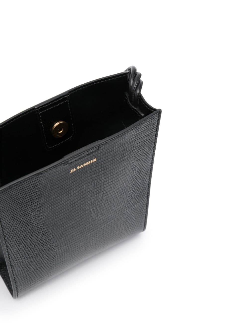 Jil Sander Tangle Rings leather crossbody bag | REVERSIBLE