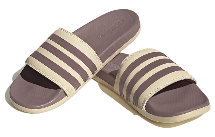 (WMNS) adidas Adilette Comfort Slide 'Sand Strata Purple' H03621 - 3
