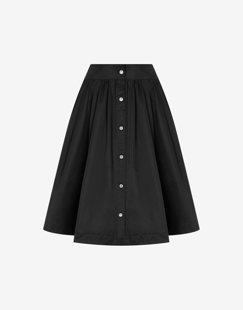 JEWELED 단추 POPLIN SKIRT 1