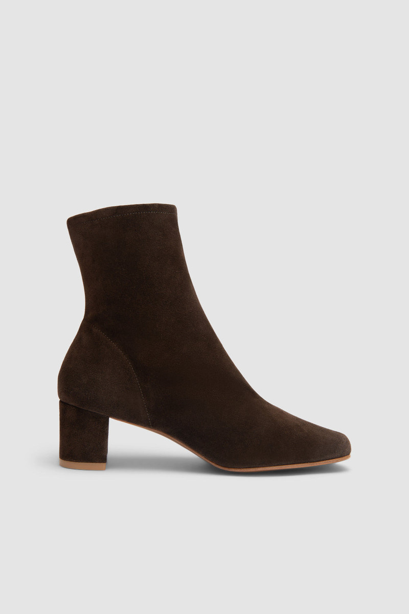 Sofia Ristretto Suede Leather Ankle Boot 1