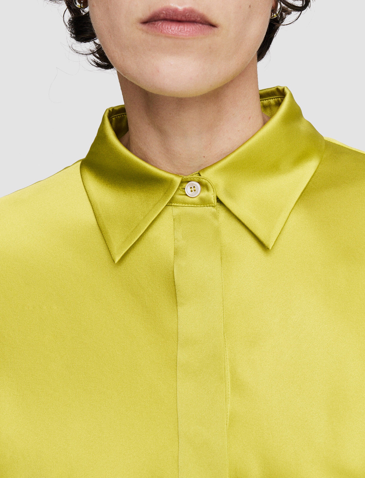 Silk Satin Brunel Blouse - 6
