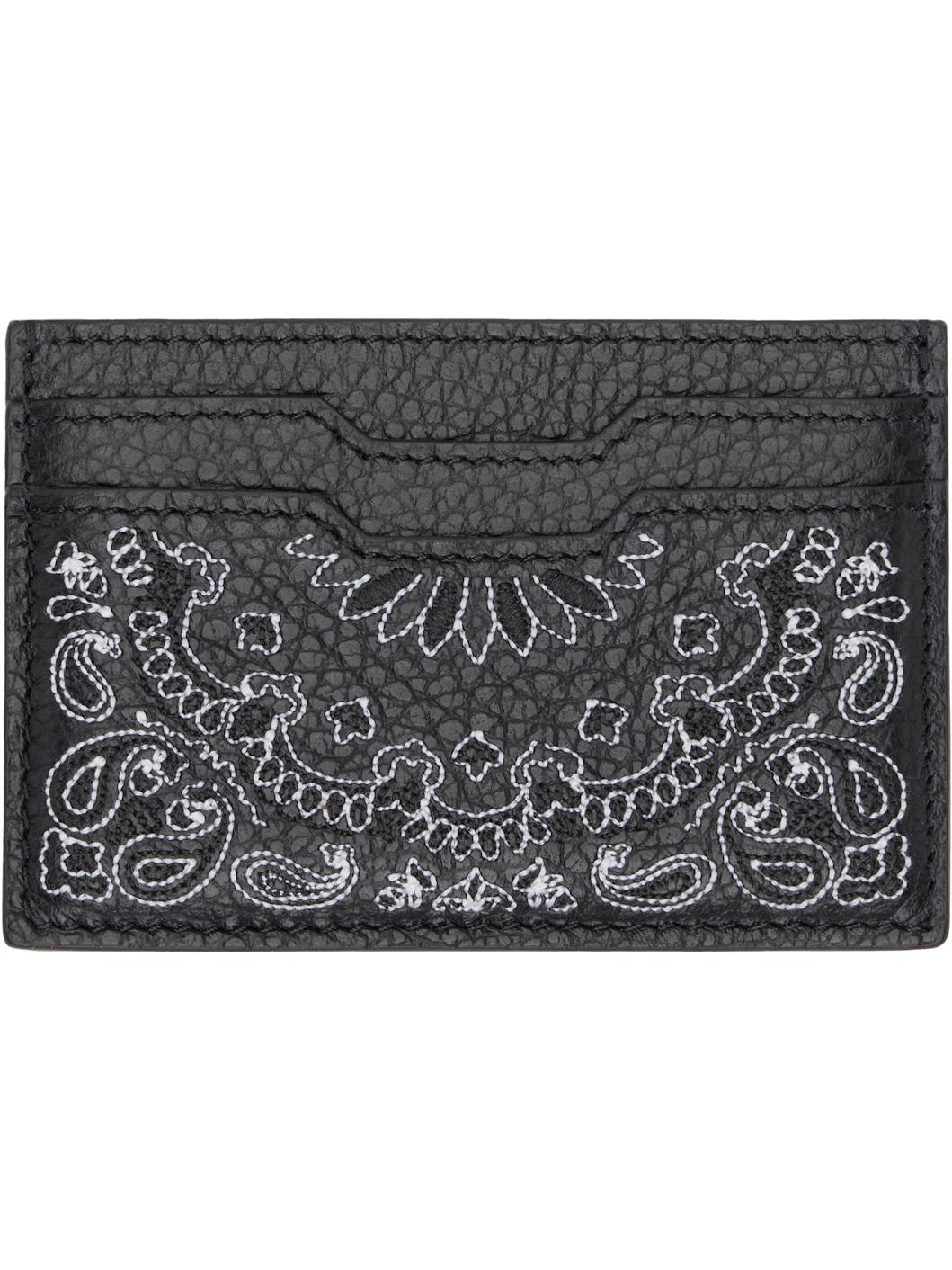 Black Bandana Card Holder - 2