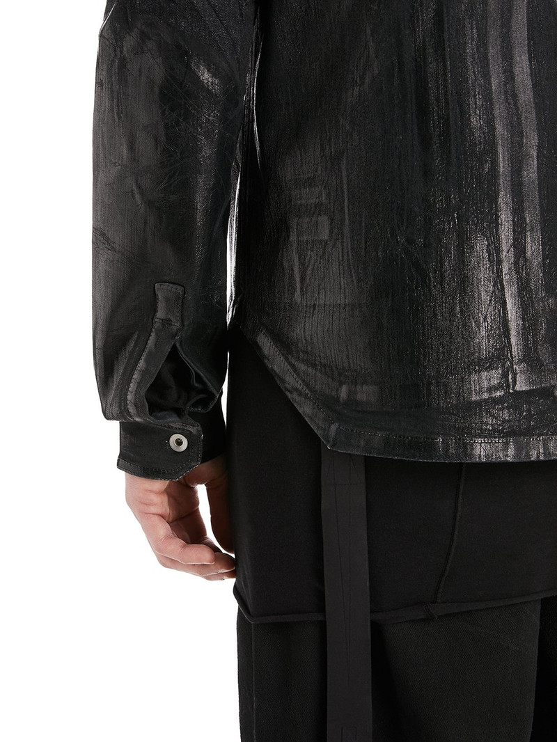 washed effect panels denim jacket 5