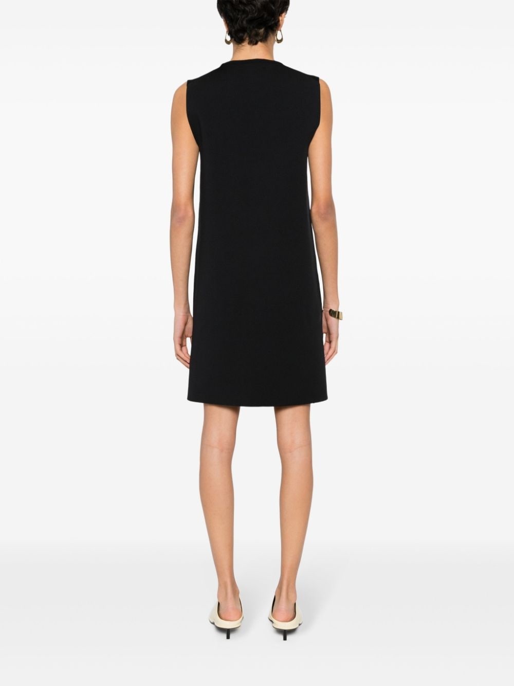sleeveless shift dress - 4