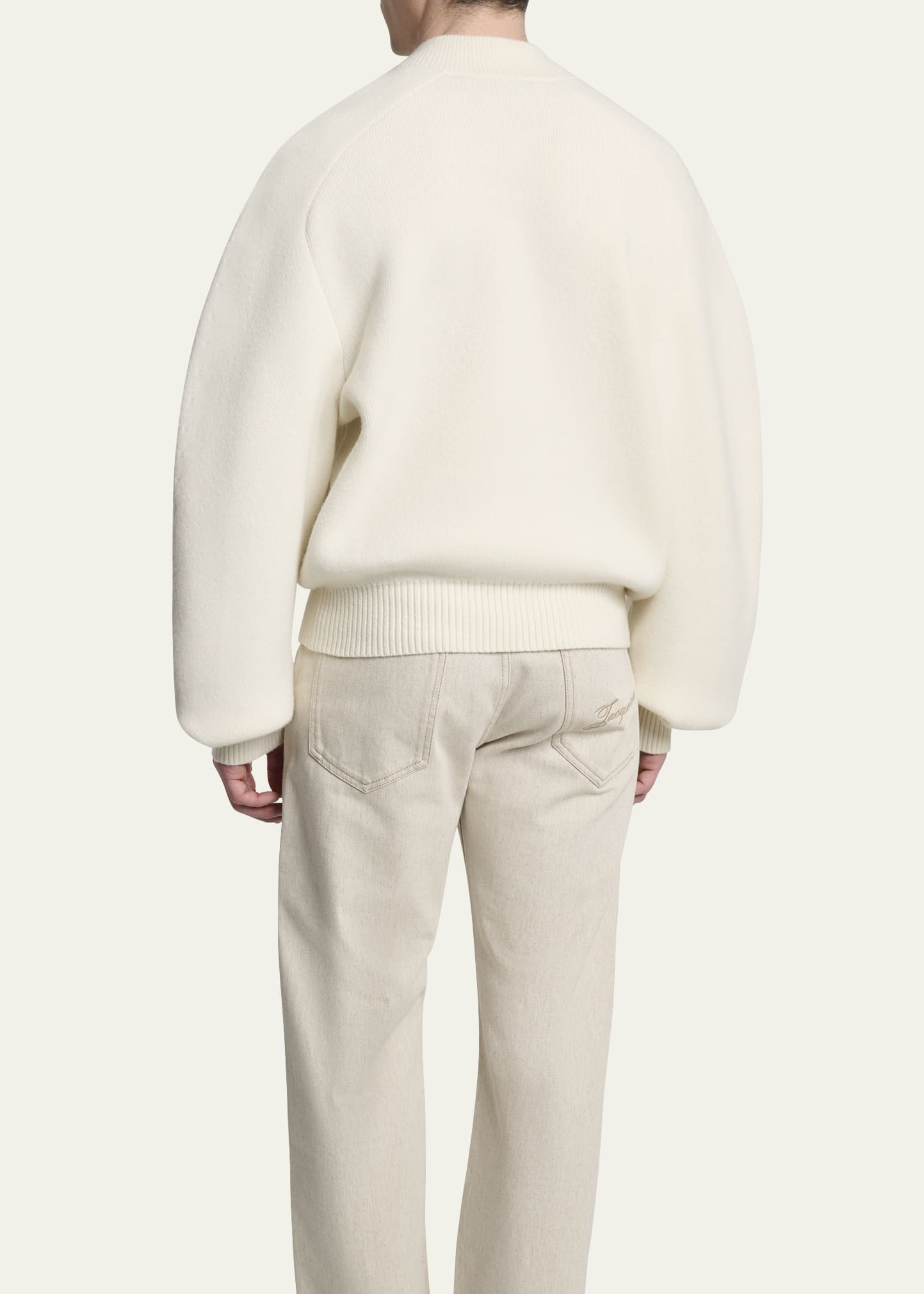 Men's Wool Oversized Cardigan - 3