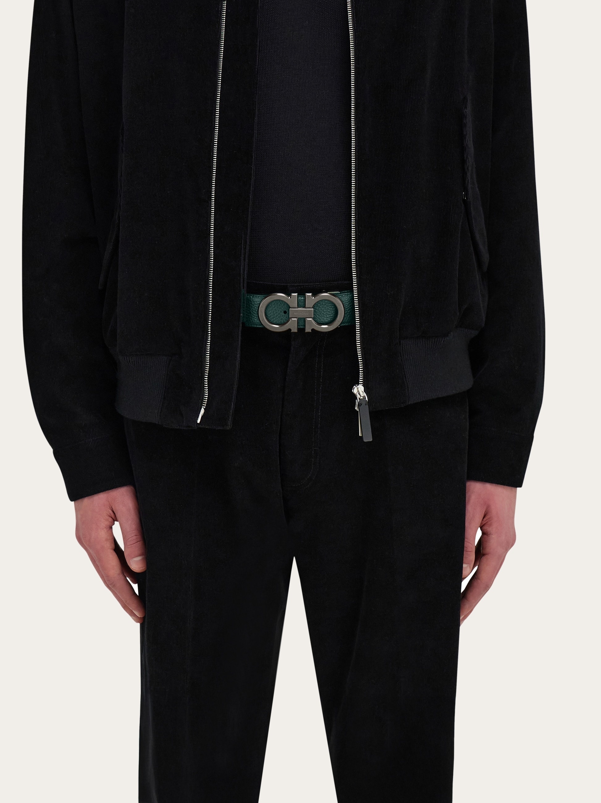 Reversible and adjustable Gancini belt - 4