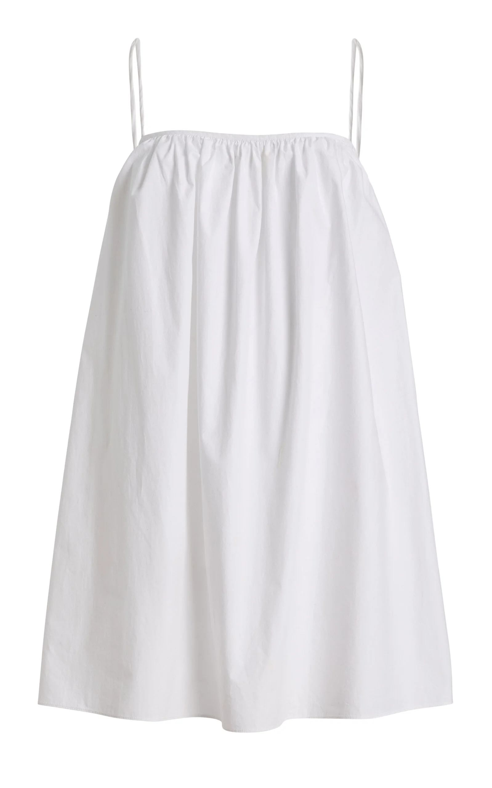 Square Cotton Cami Dress white - 1