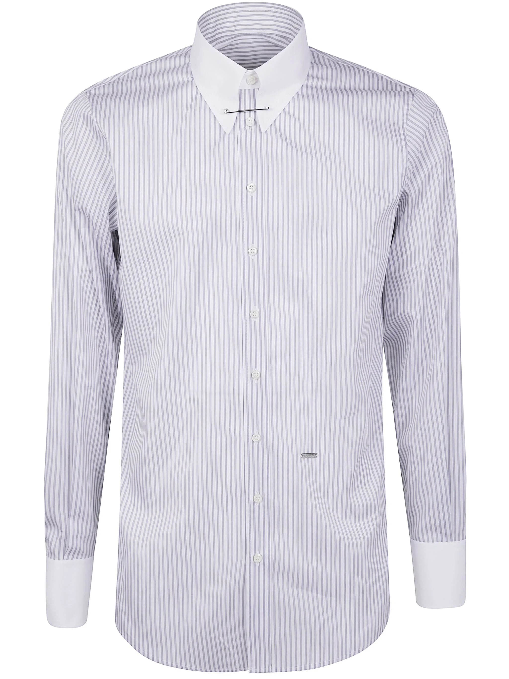 Dsquared2 Men Business Man Pin Collar Shirt - 1