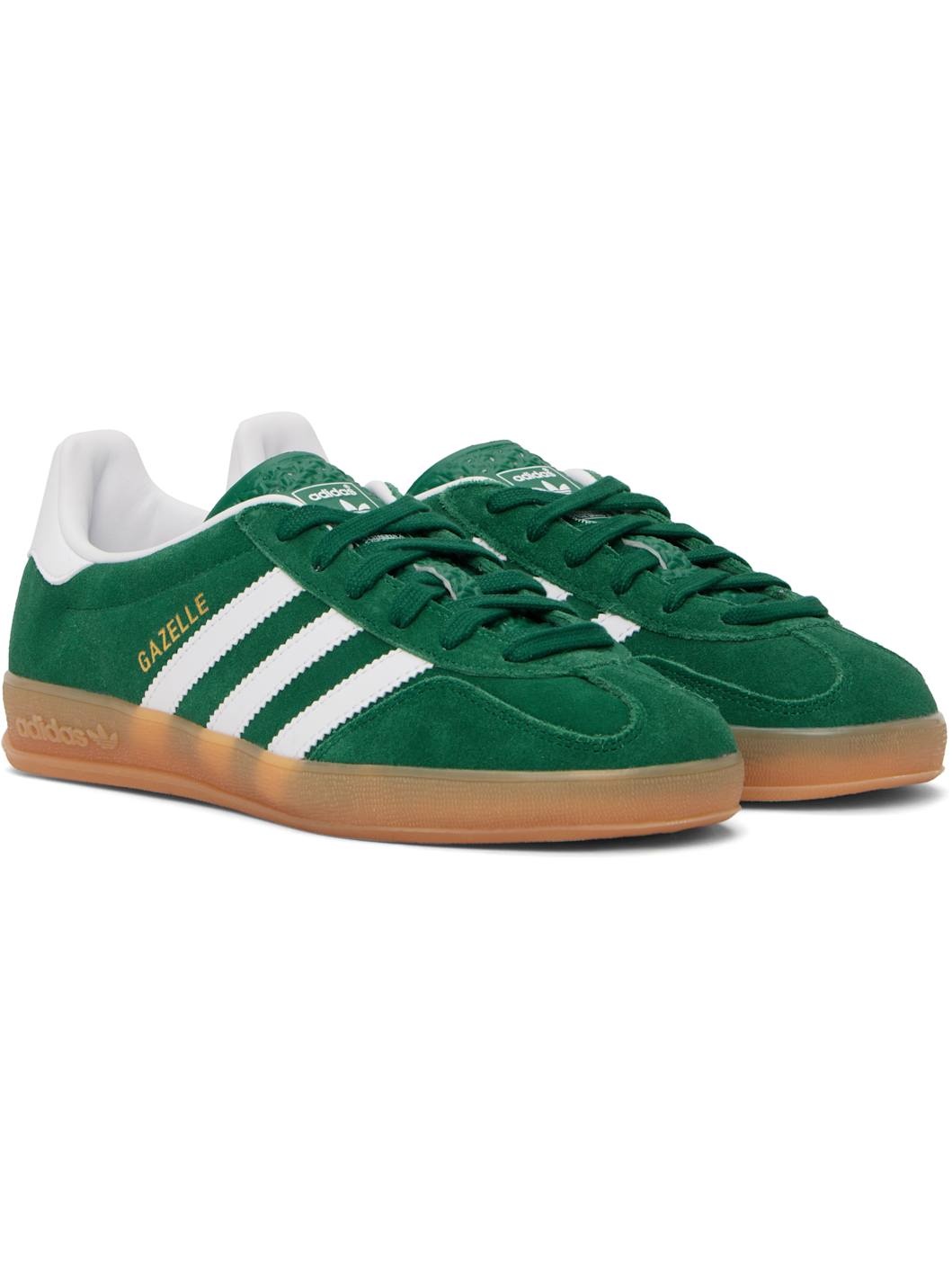 Green Gazelle Indoor Sneakers - 4