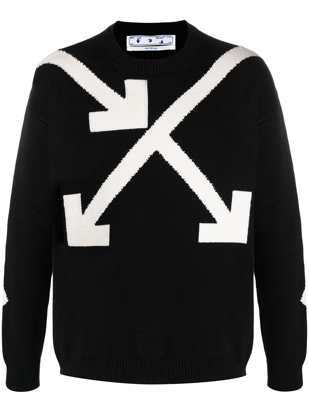 Twisted Arrows knitted jumper - 1