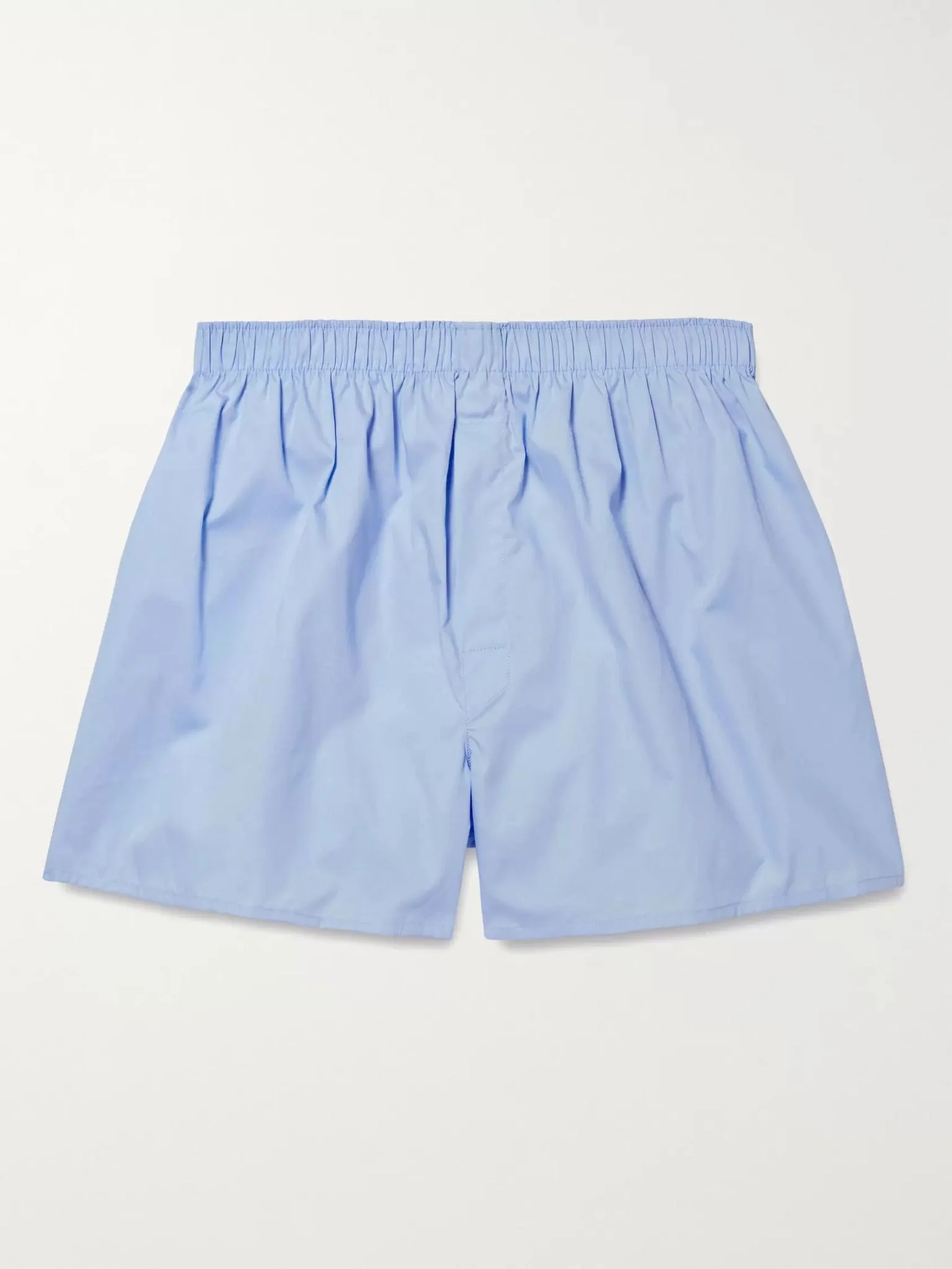 Cotton Boxer Shorts Blue - 1