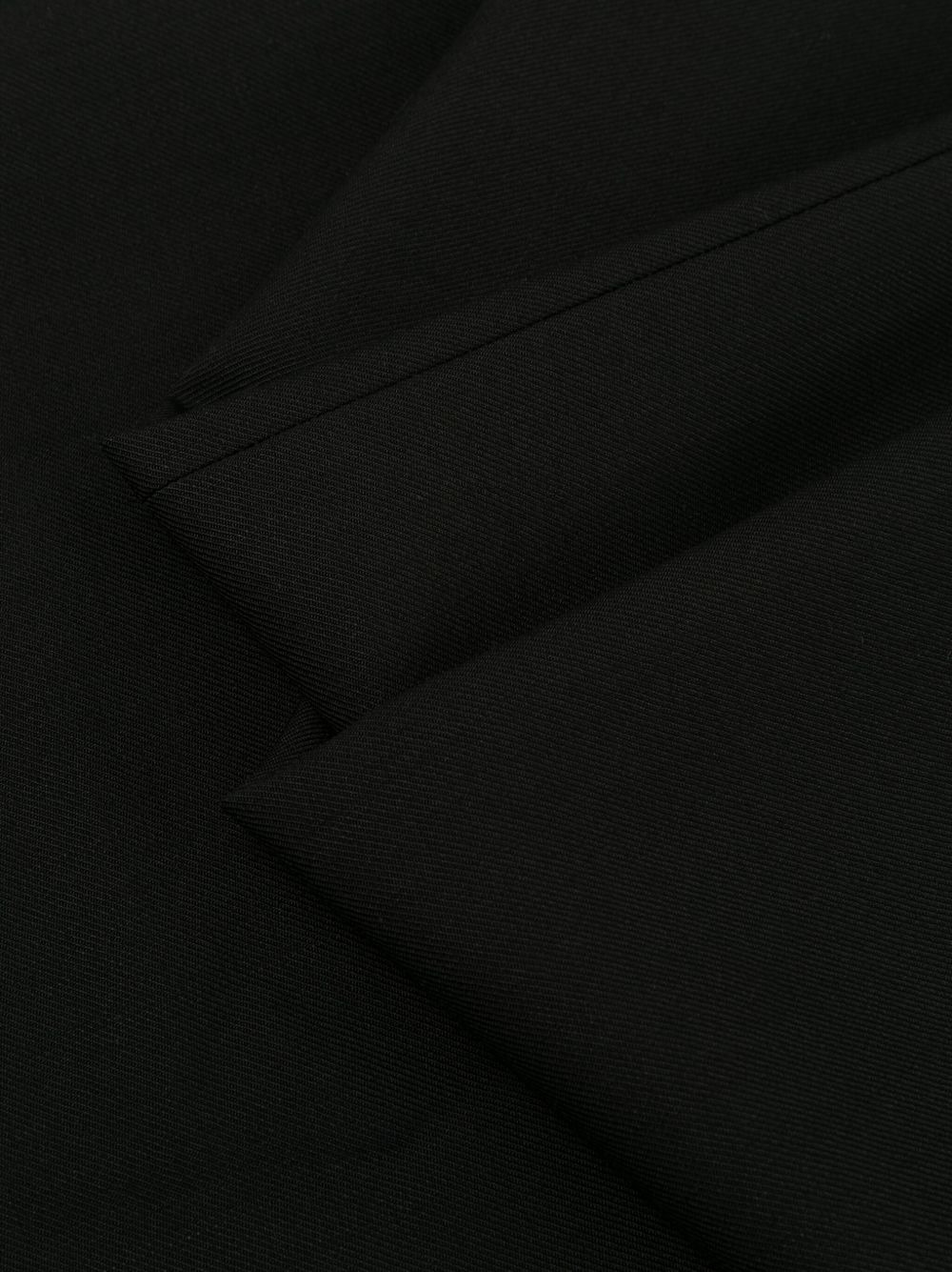 wide-leg wool trousers - 7