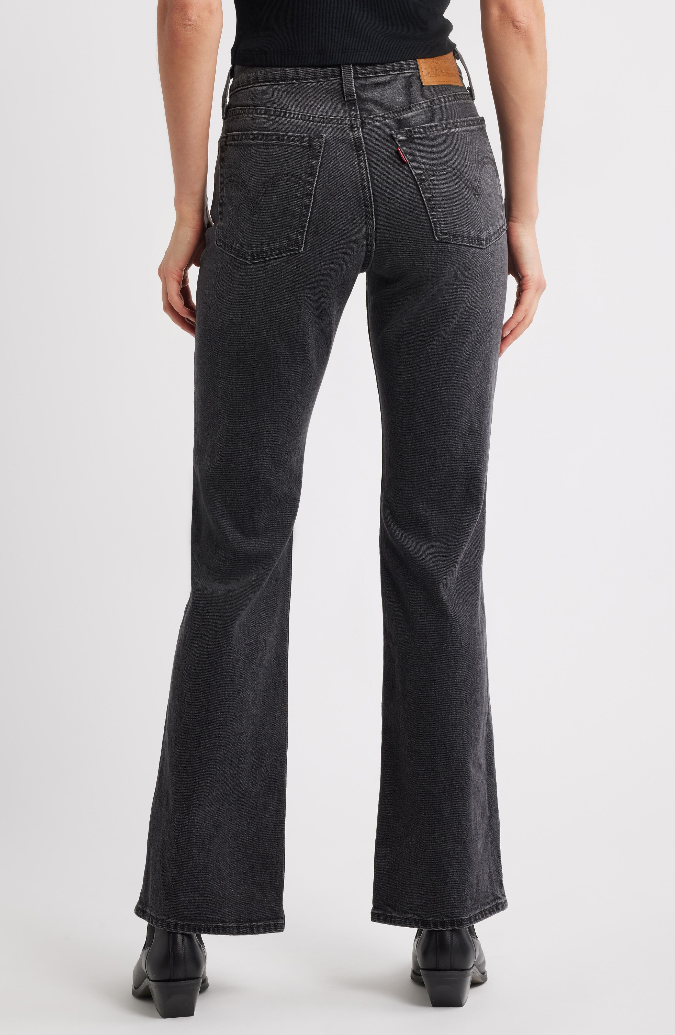 levi's Wedgie High Waist Bootcut Jeans in On The Town No Crackle at Nordstrom - 2