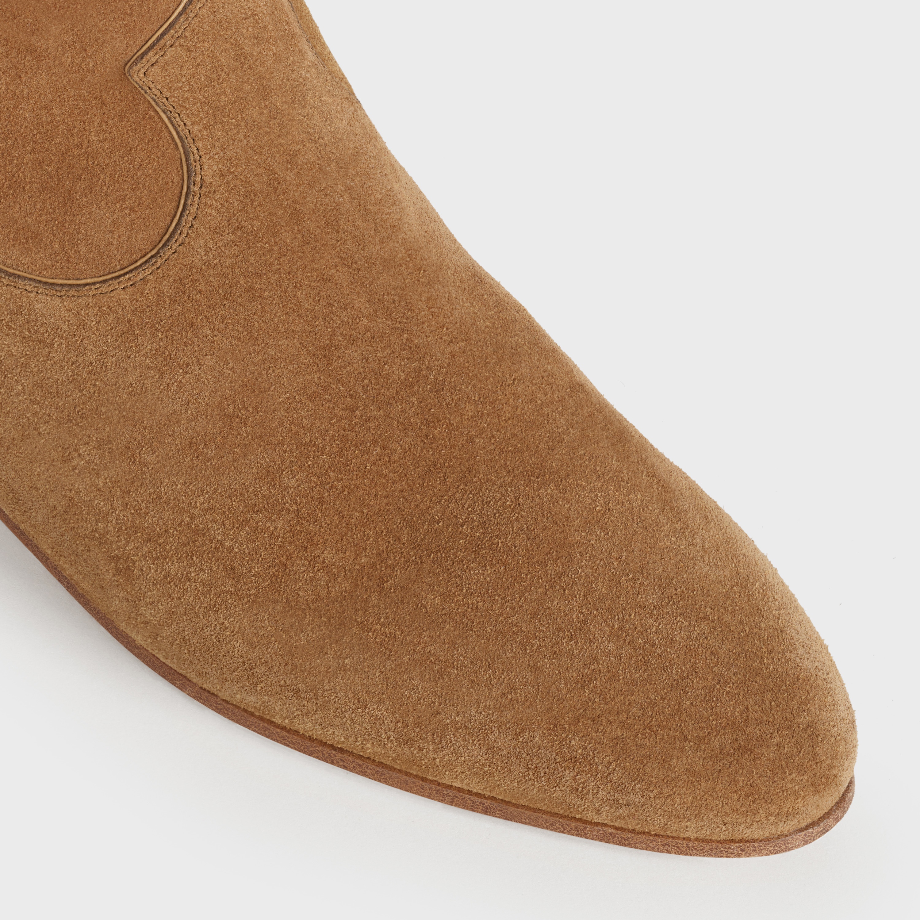 CHAT BOTTÉ OVER-THE-KNEE FLAT BOOT IN SUEDE CALFSKIN - 5