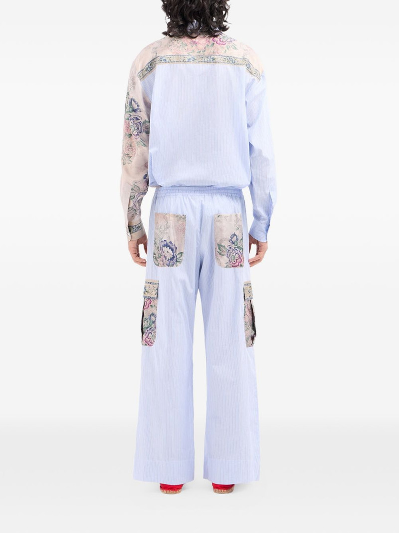 Alomhi pinstripe-pattern trousers 3