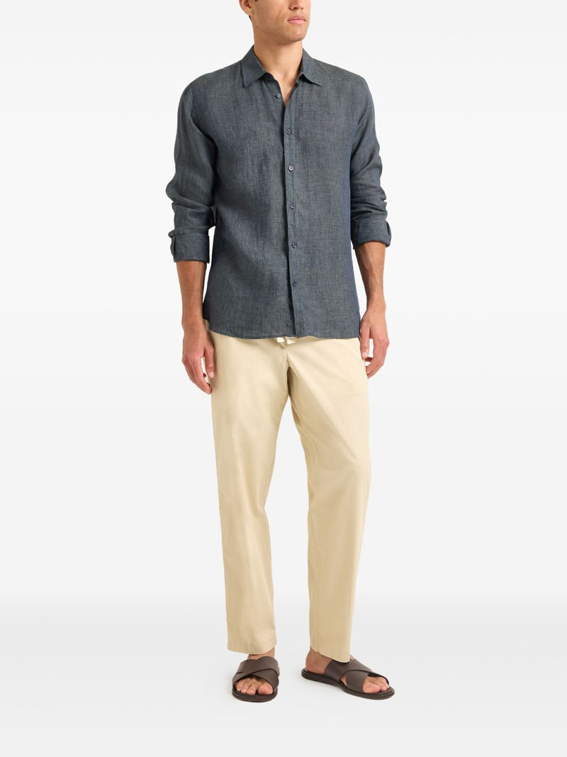 ORLEBAR BROWN linen curved shirt outlook