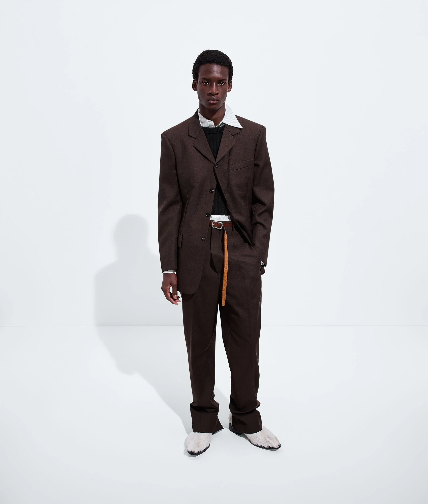 Wool and Mohair Toile Trousers - 1