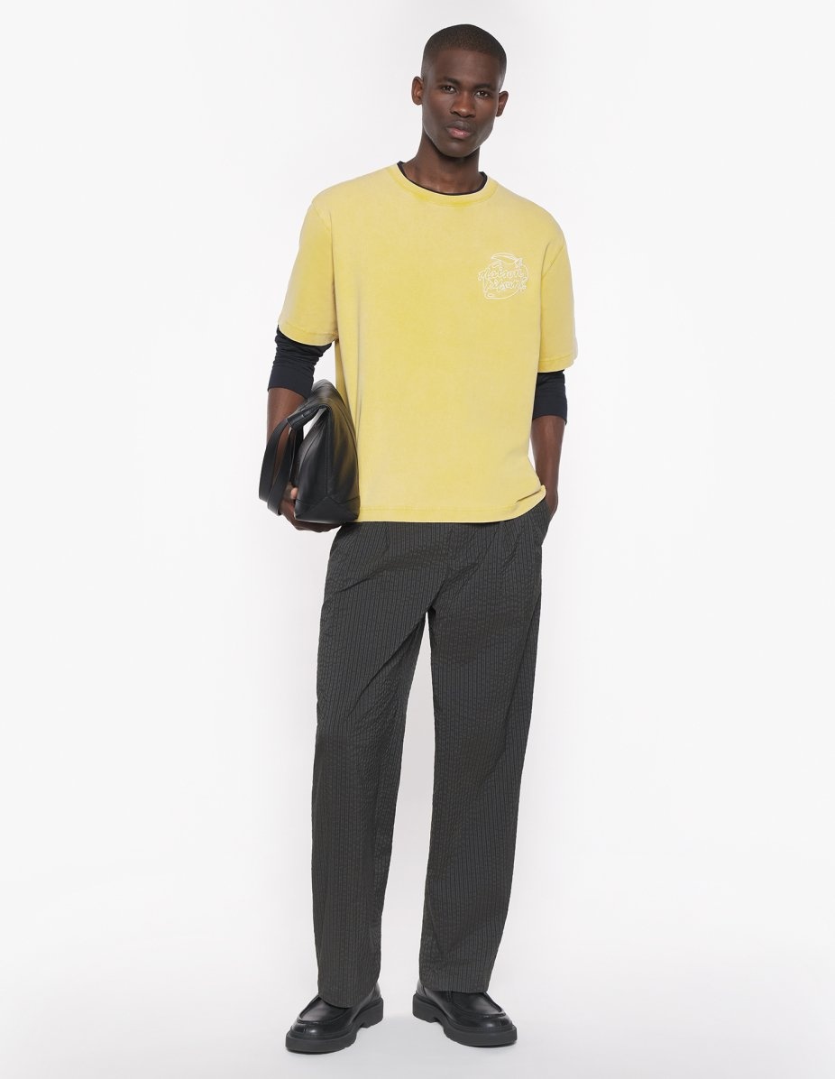 MAISON KITSUNE LEMONADE CHEST EMBROIDERY OVERSIZE TEE-SHIRT - 2