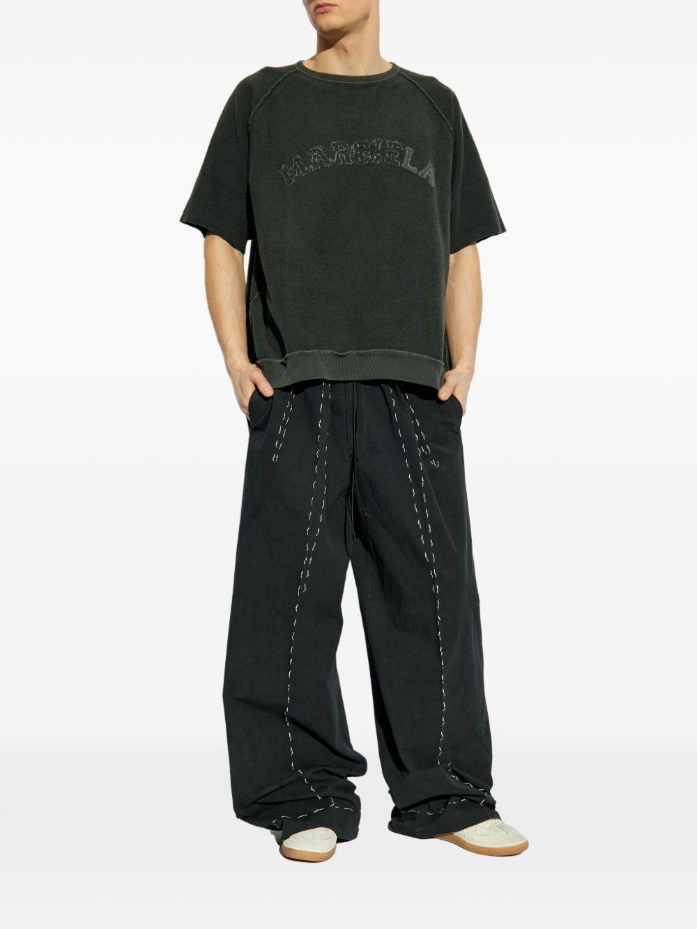 logo-embroidered T-shirt - 2