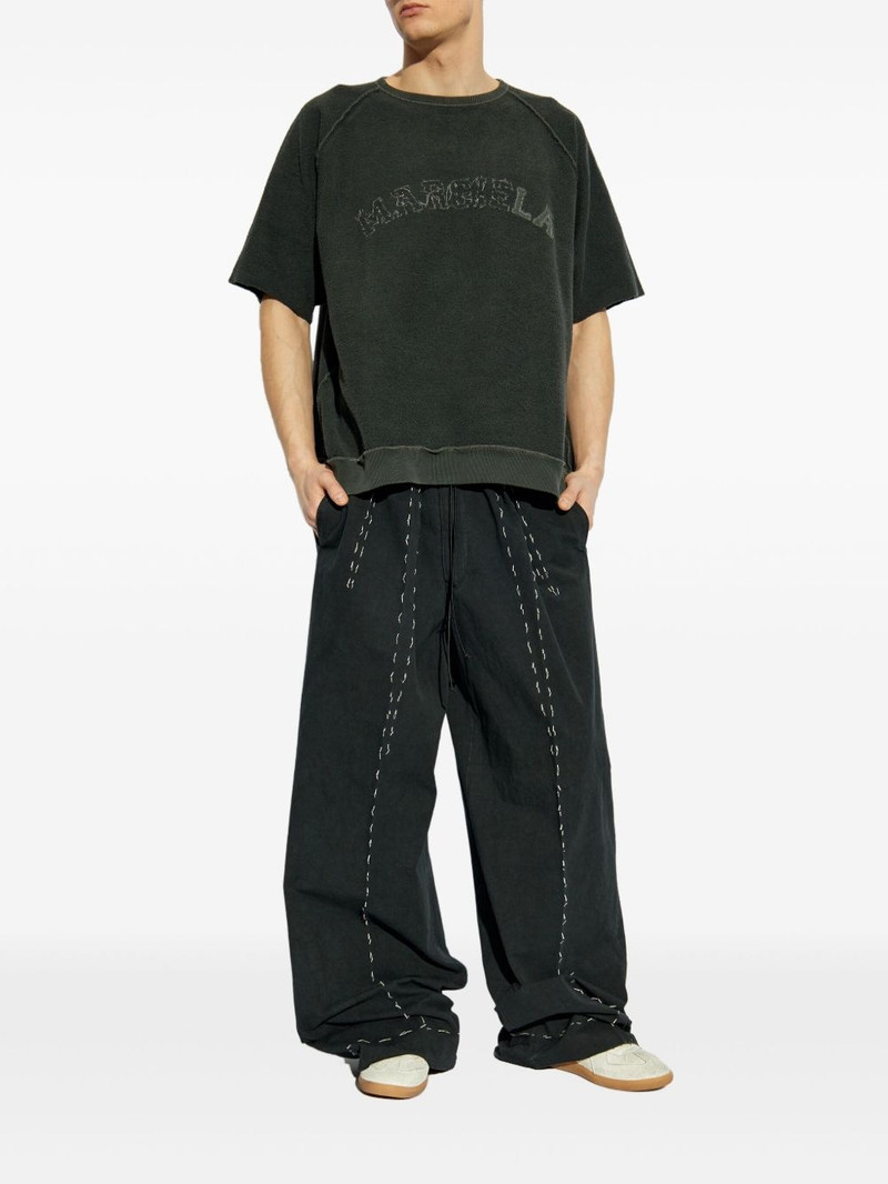 Maison Margiela logo-embroidered T-shirt outlook