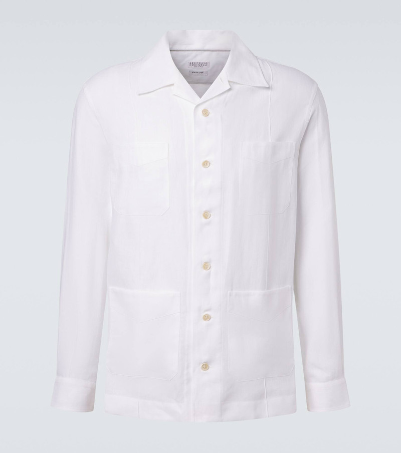 Hemp, linen, and cotton shirt 1