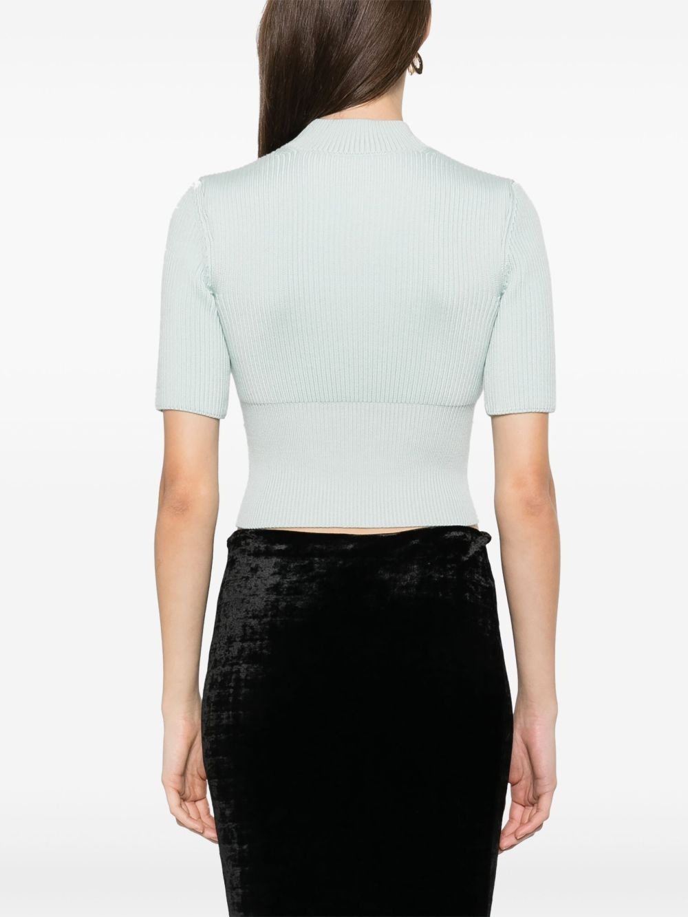 ribbed T-shirt - 4