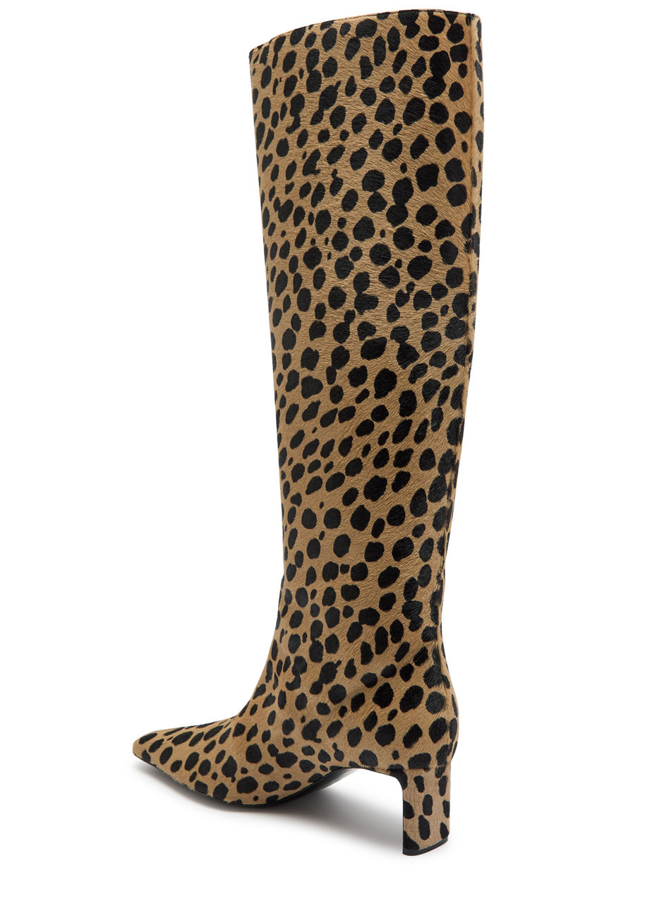 Khaite Ona 55 Calf-hair Knee-high Boots - 2