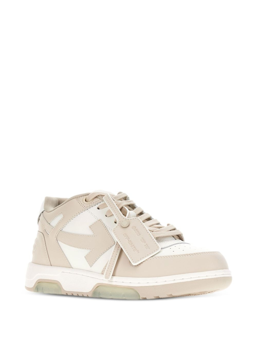 Out Of Office leather panel sneakers - 2