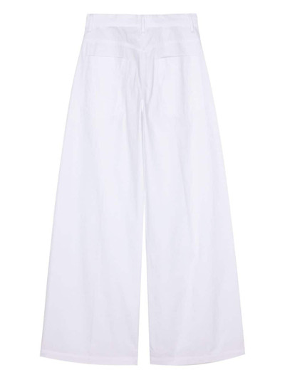 Sportmax wide-leg cotton trousers outlook