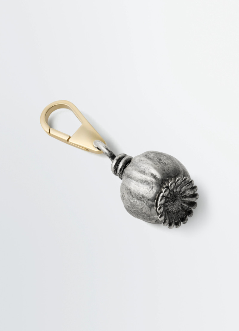 MAXI THISTLE BAG CHARM IN BRASS 1