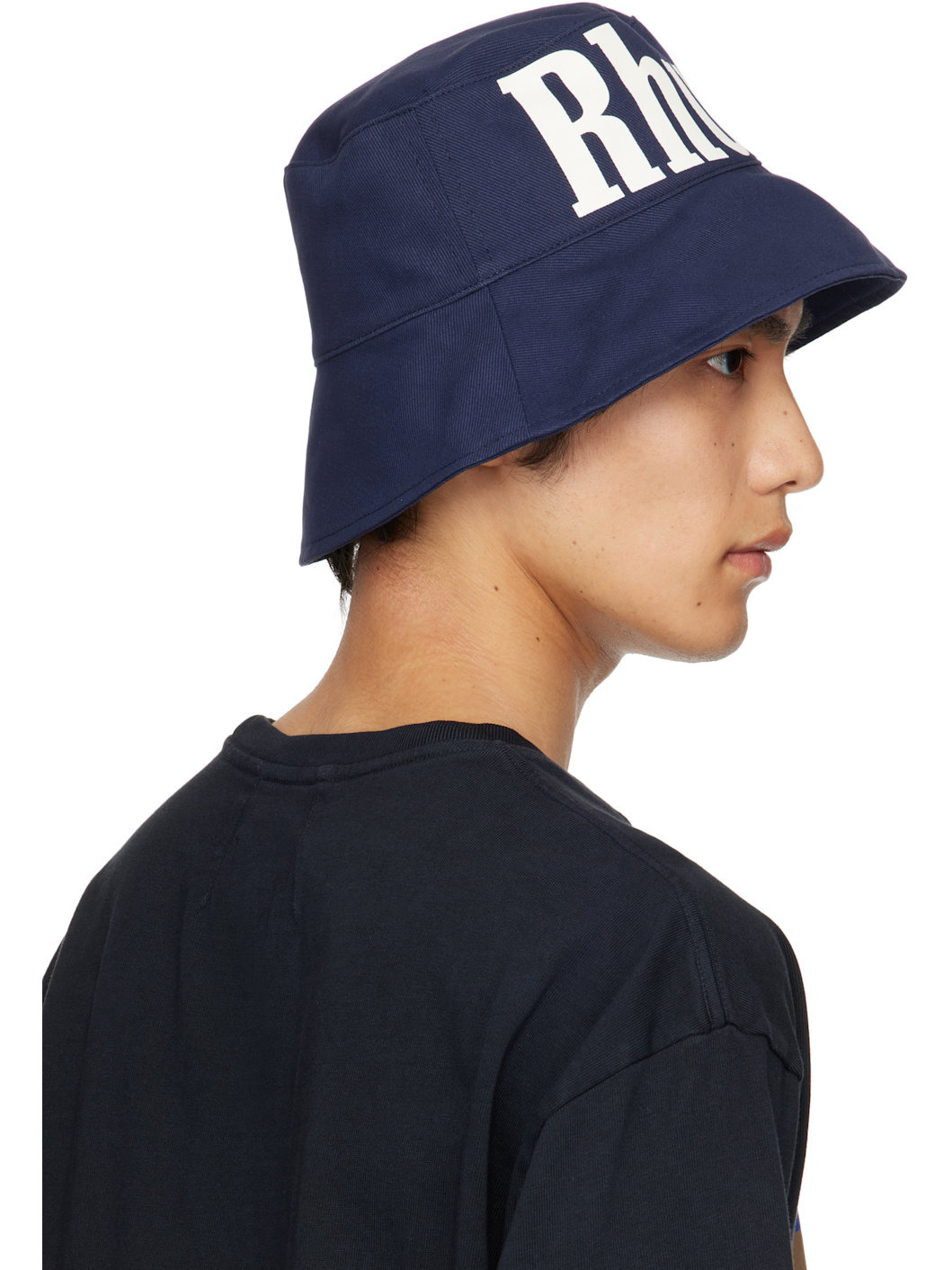 Navy Logo Bucket Hat - 3