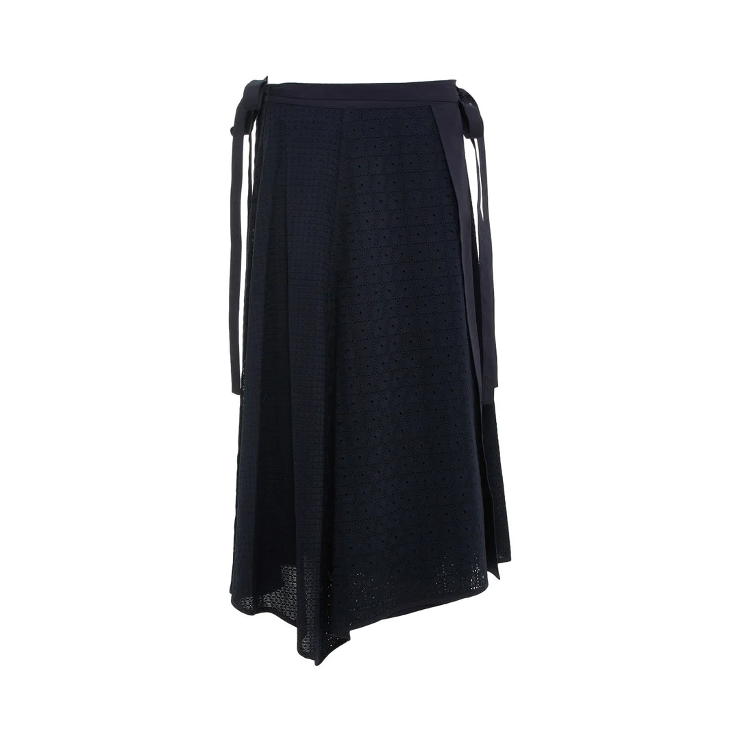 Broderie Anglaise Patchwork Skirt - 1