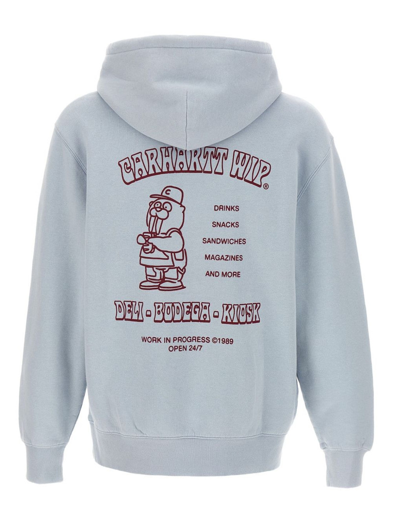 Carhartt logo-lettering long-sleeve hoodie outlook