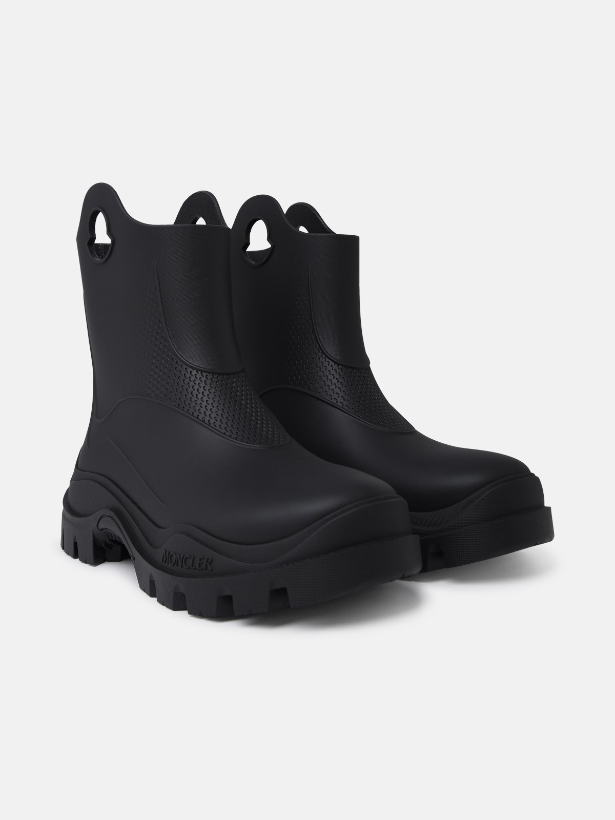 'MISTY' BLACK PVC RAIN BOOTS - 2