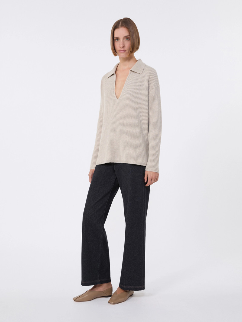 Max Mara GOMMA Ribbed cashmere jumper - BEIGE outlook