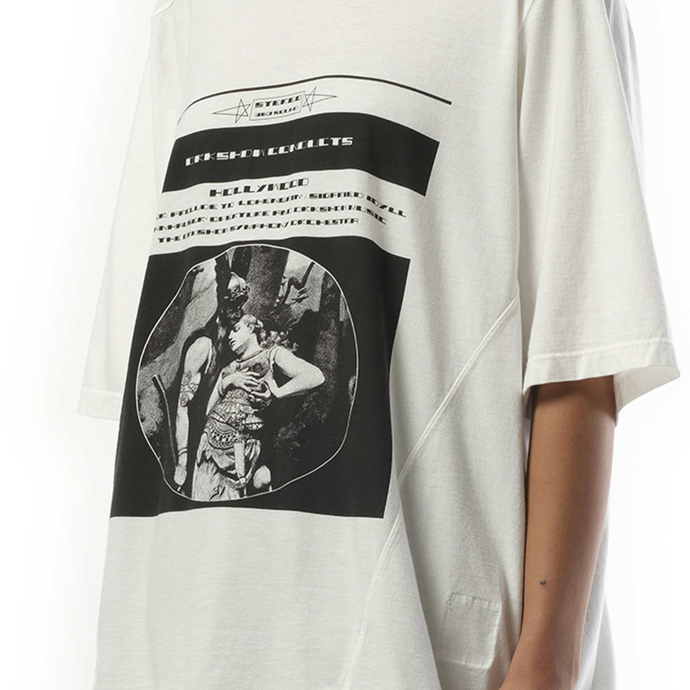 Opera Print Warlus T-Shirt in Milk/Black - 3