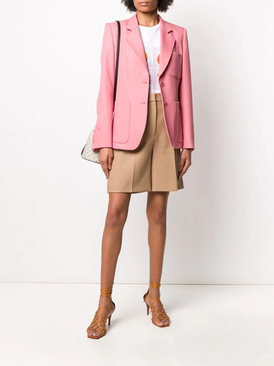 Stella McCartney single-breasted patch pocket blazer outlook