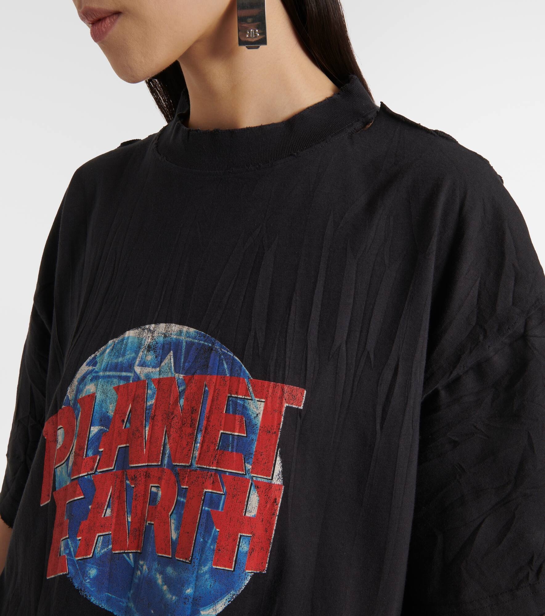 Planet Earth cotton jersey T-shirt - 4