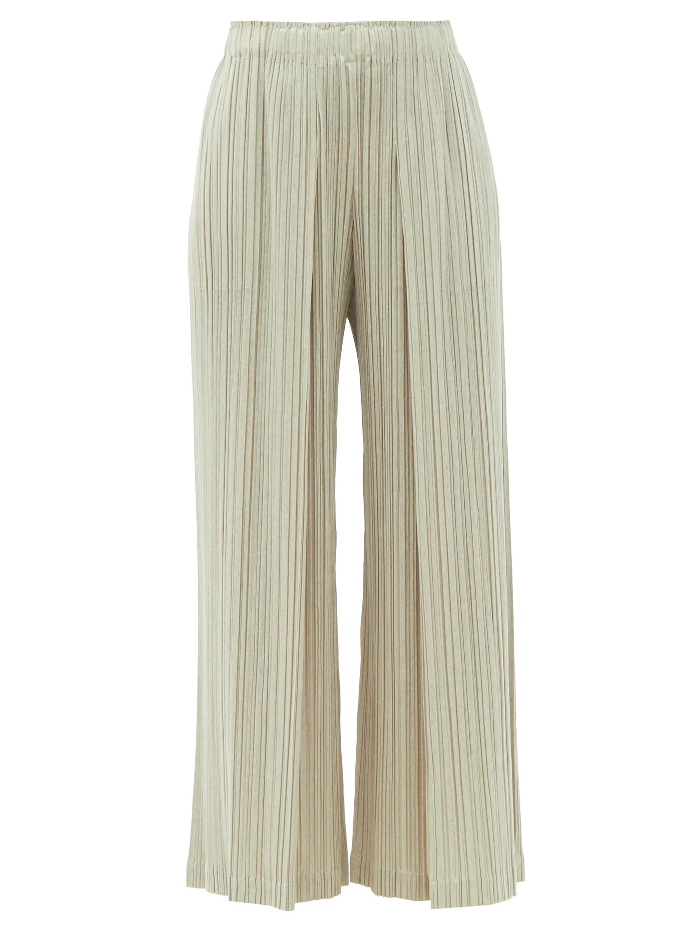 Technical-pleated trousers - 1