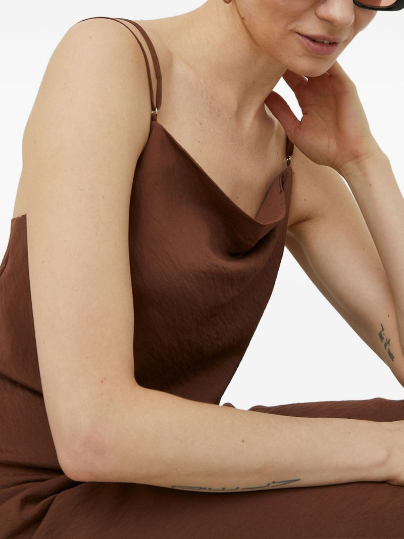 cowl-neck midi dress 4