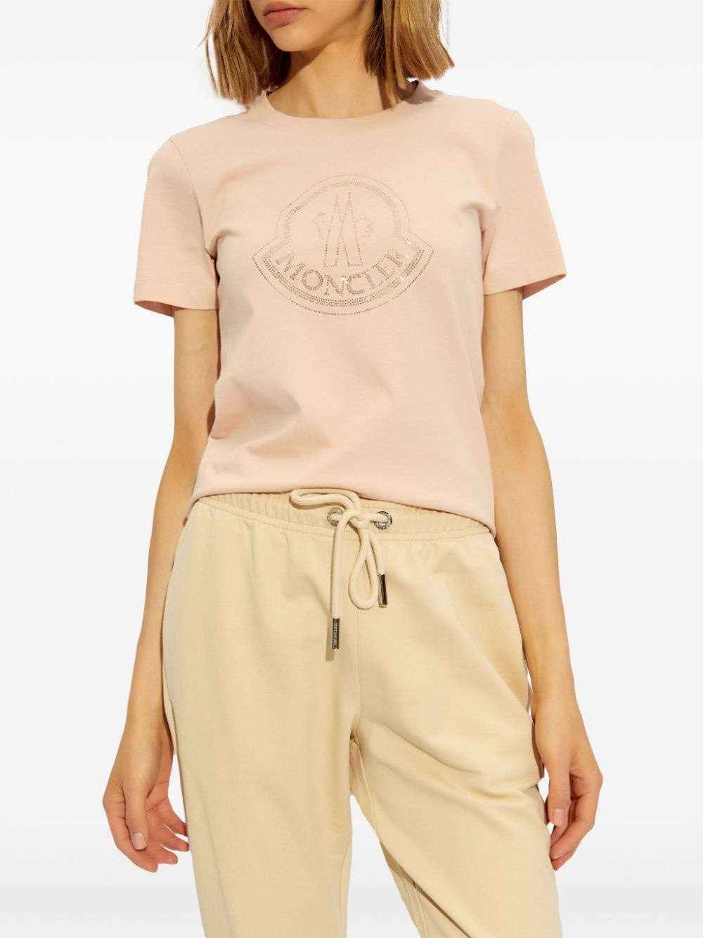 logo-print cotton T-shirt - 3