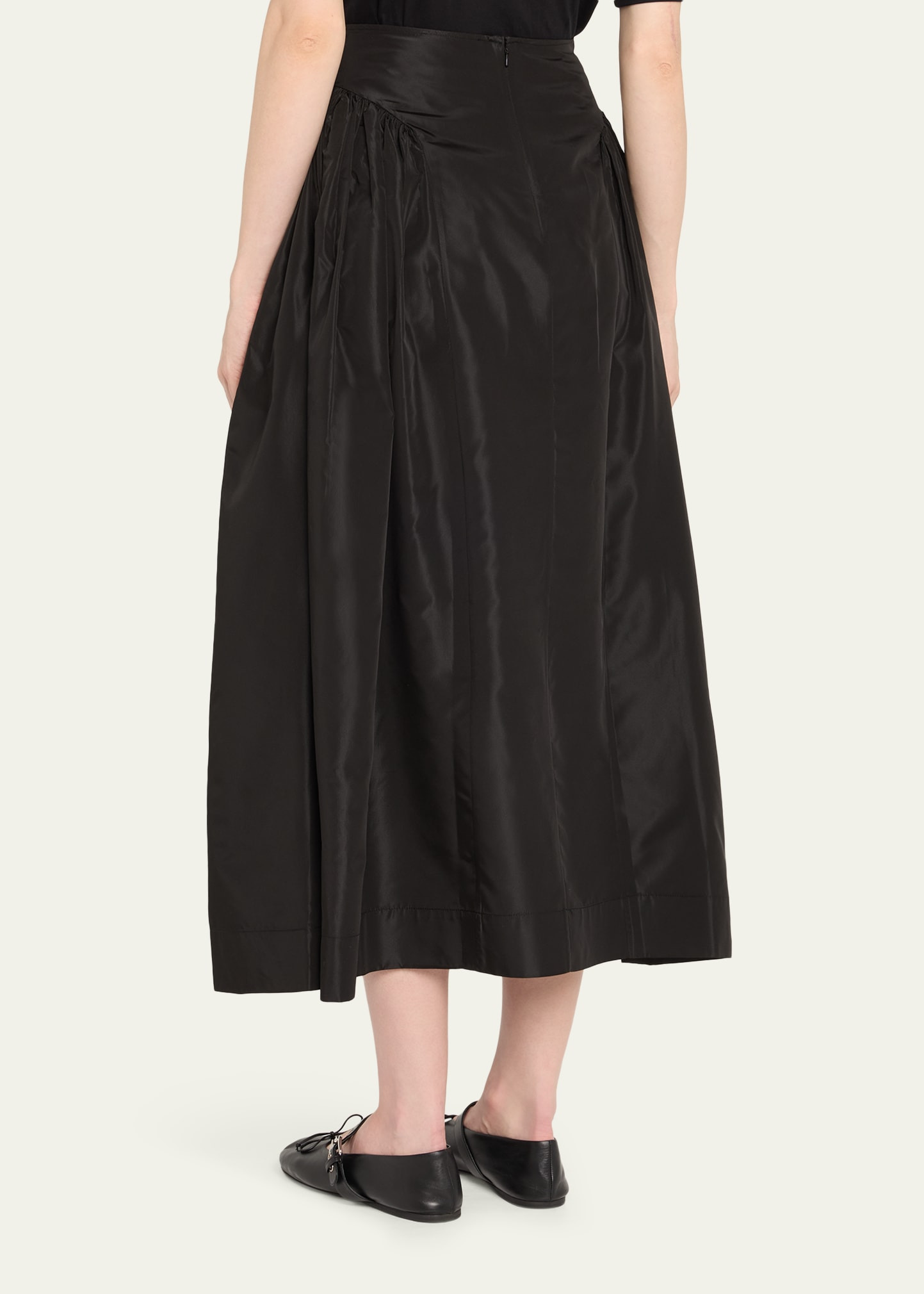 Hip Detail Bind Midi Skirt - 3