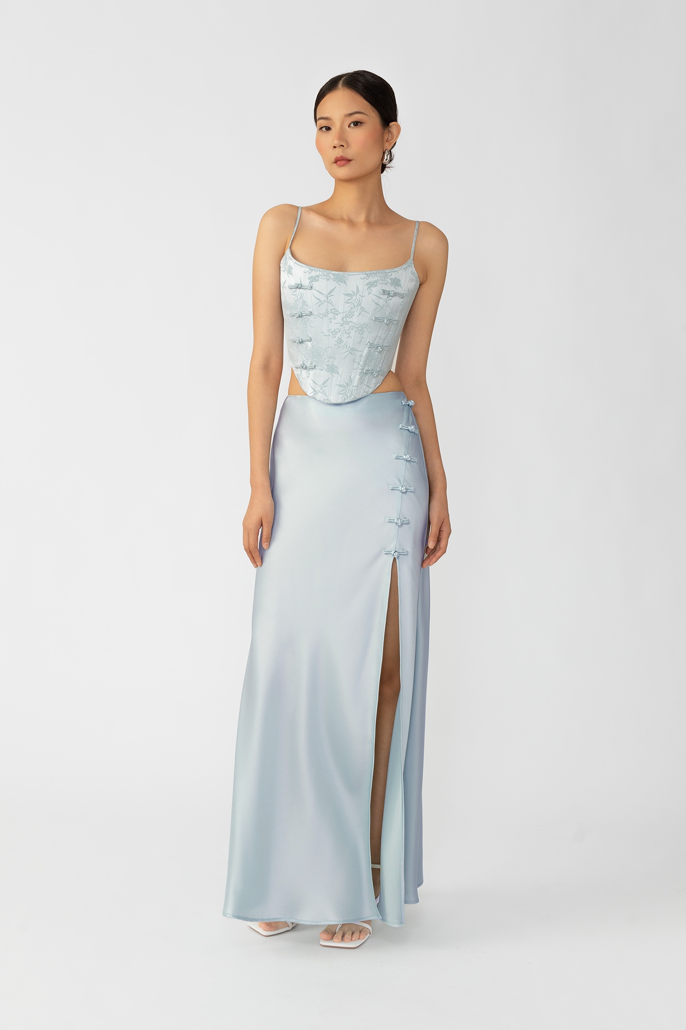 PIA SATIN SKIRT - 2