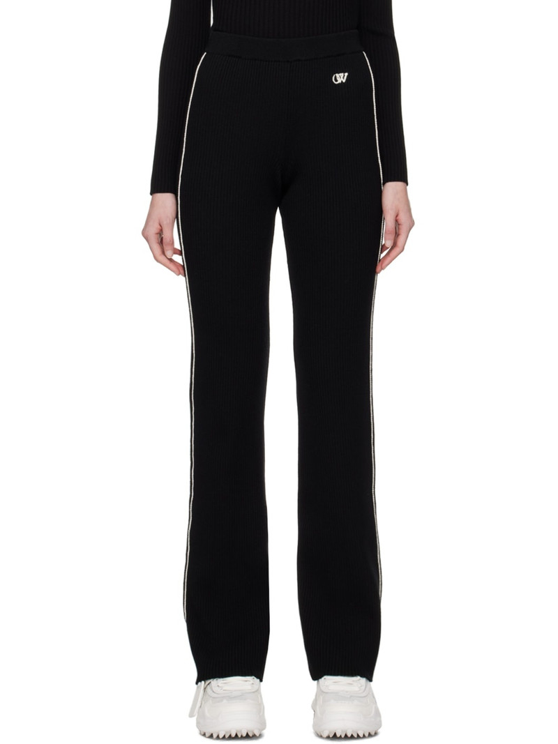 Black Piping Lounge Pants 1