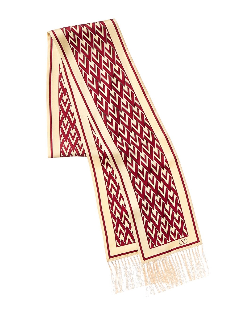 Valentino Toute La V Silk Scarf - 2