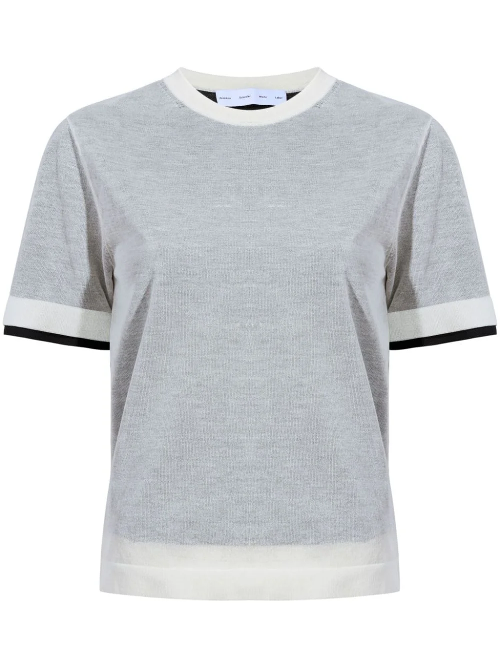 Powell sheer-knit layered top - 1