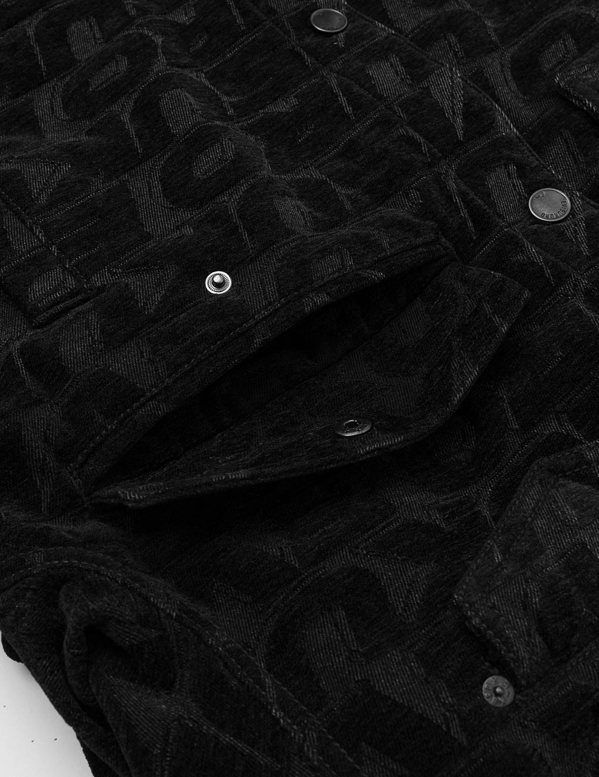Allover EVISUKURO Jacquard Regular Fit Work Jacket - 9