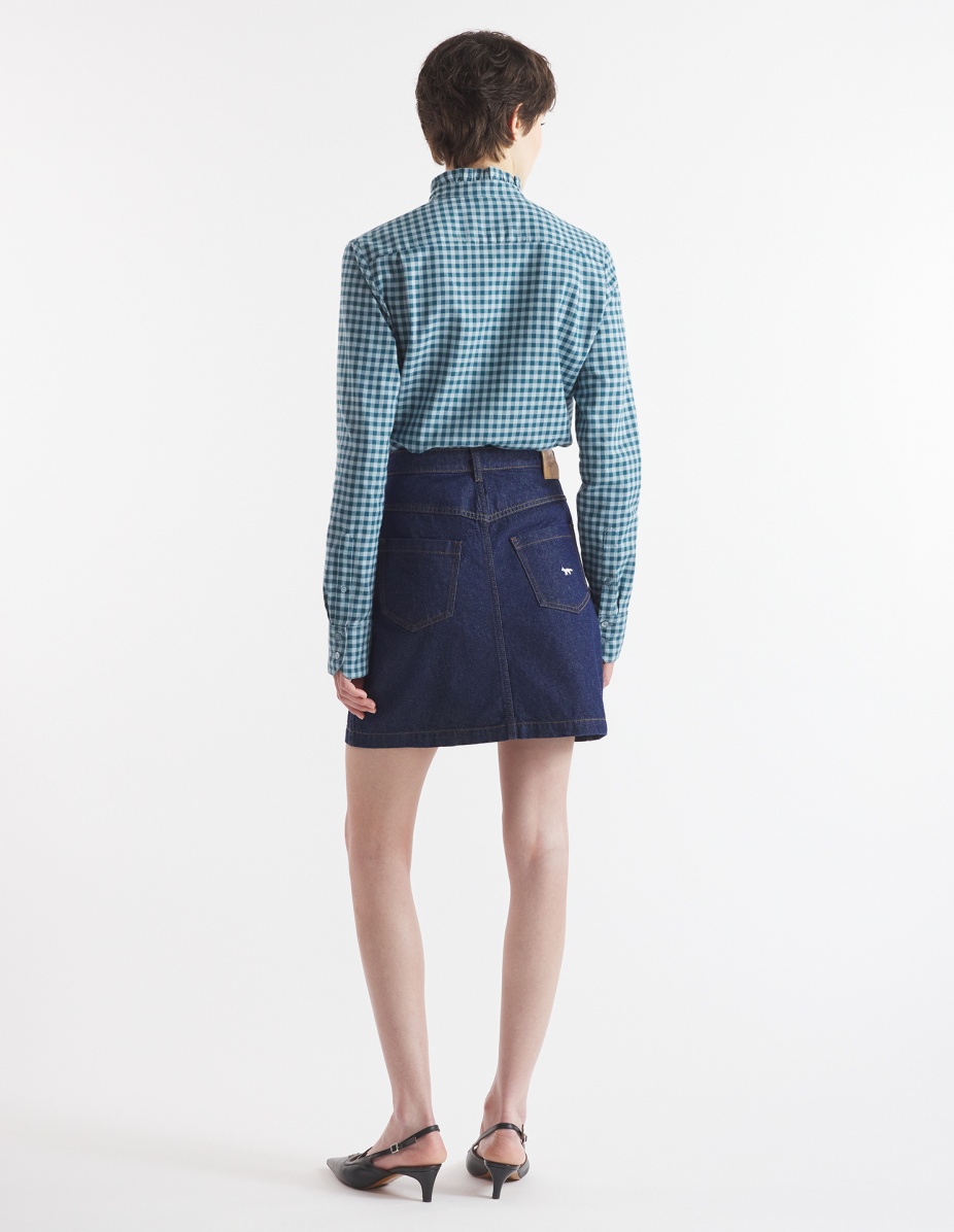 CRAFT DETAIL SHRUNKEN SHIRT - 5