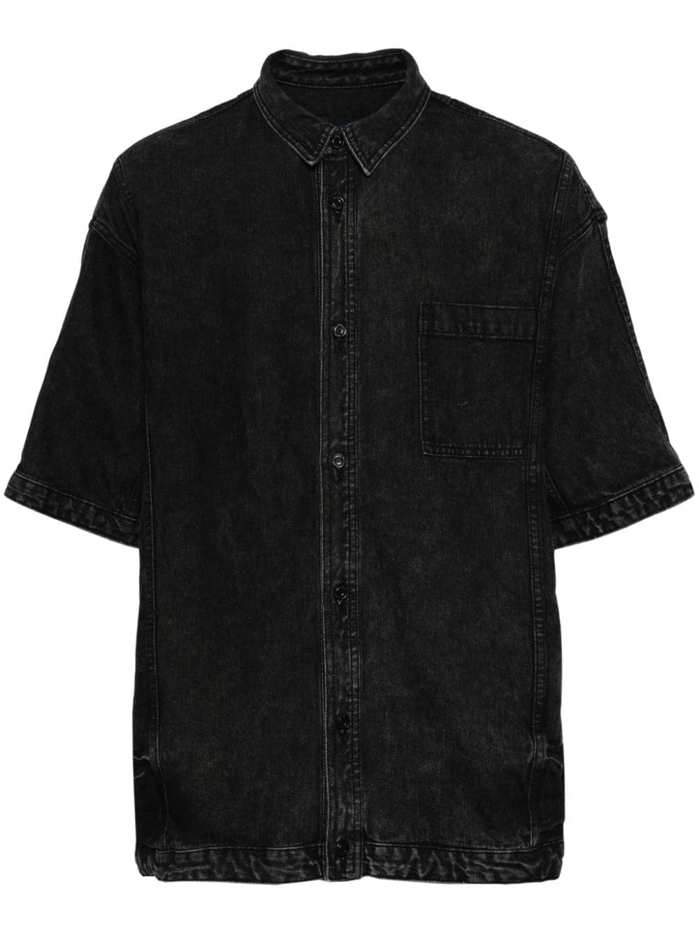 cotton denim shirt - 1